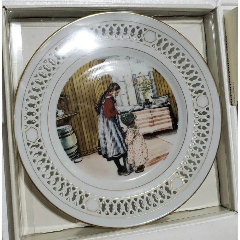 Set of 4 COLLECTORS ITEM Bing & Grondahl limited edition‎ plates original boxes